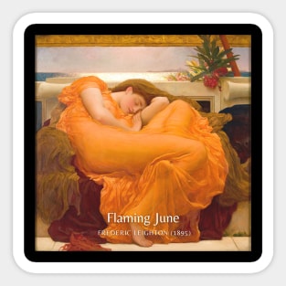 Flaming June Sticker